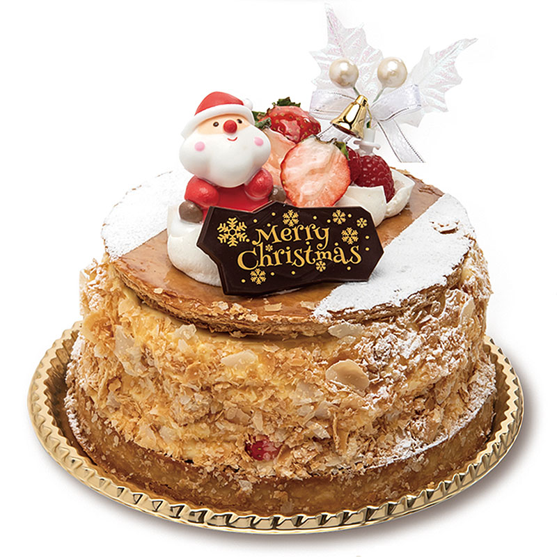 X'mas苺のミルフィーユタルト